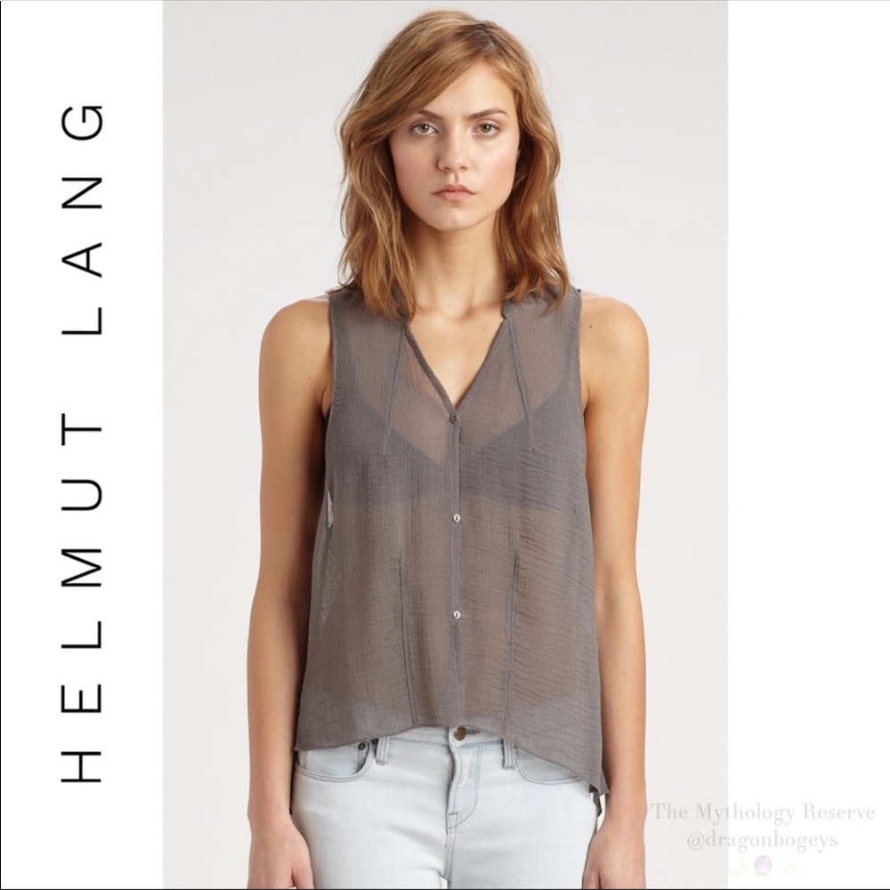 Helmut Lang Breeze Crinkle Top